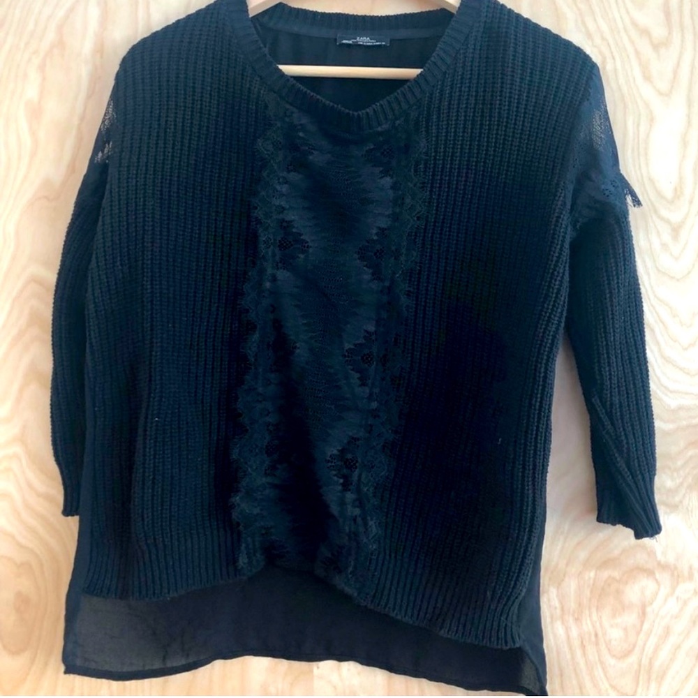 Zara Lace Sweater